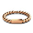 Or rose | Bracelet barre dorée | De luxe